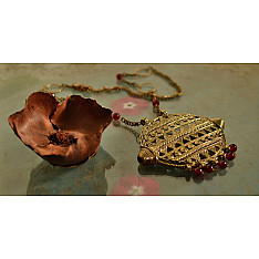 प्रभा ✺ Brass Necklace { 5 }